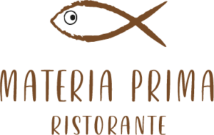 logo materia prima ristorante di pesce a pescara